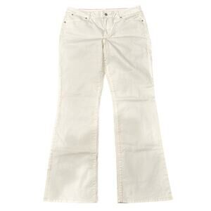 Talbots Women's Heritage Bootcut Jean White Size 12/31